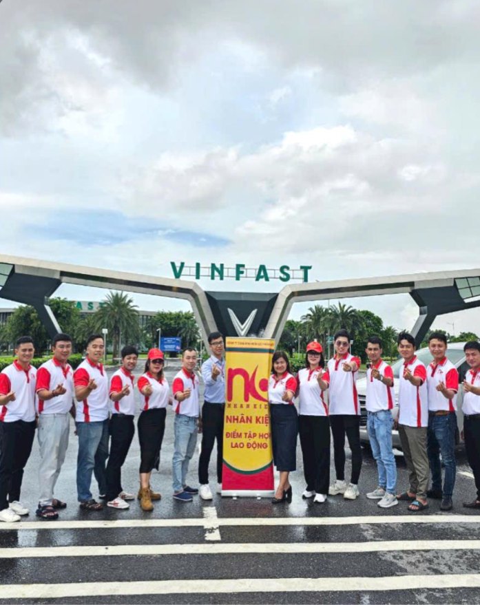 Đội tuyển dụng Nhân Kiệt làm việc tại khu công nghiệp